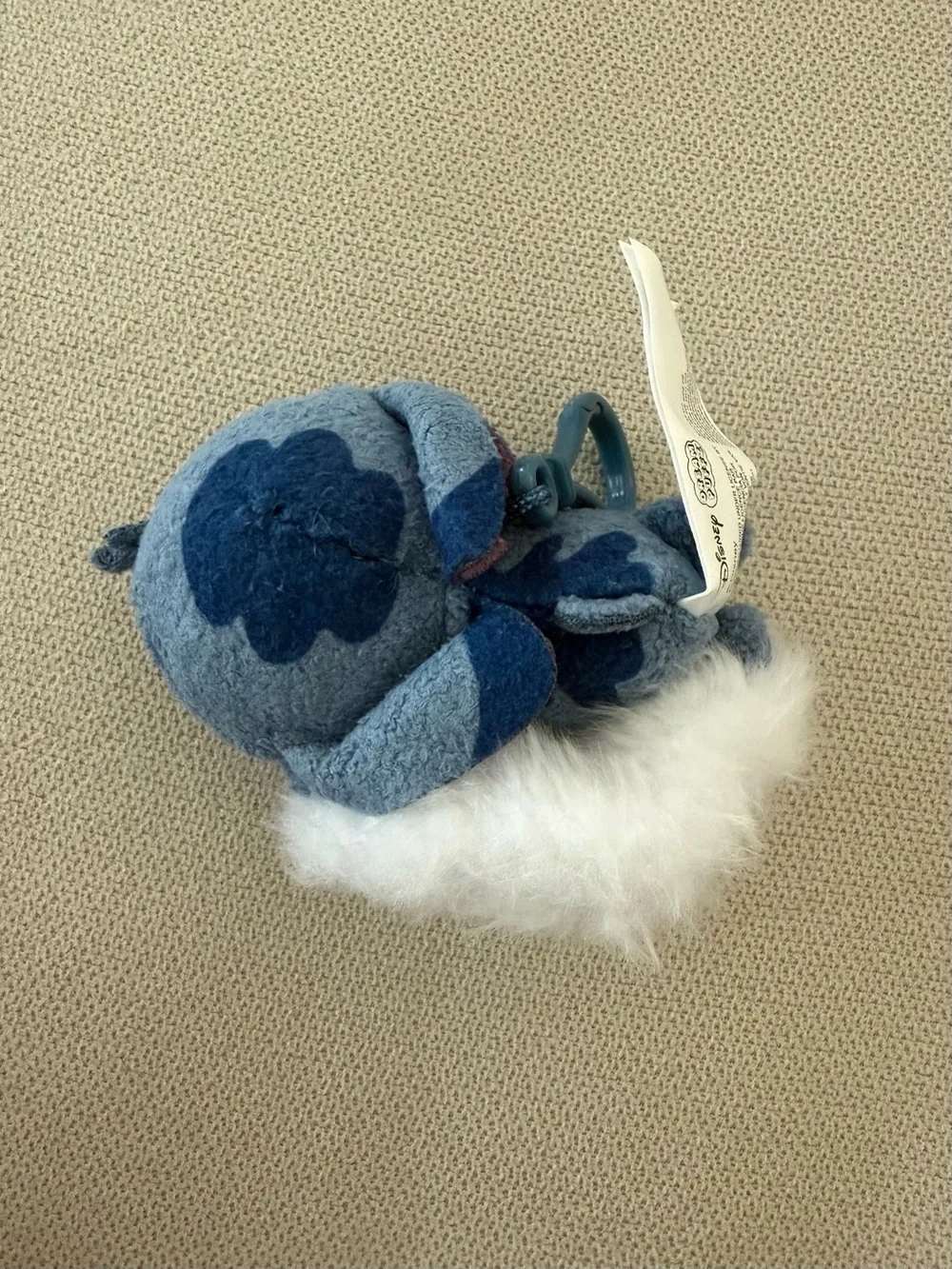 Disney Dream Puffz Stitch Plush Keychain